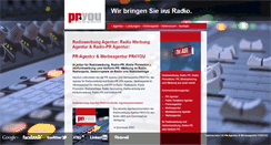 Desktop Screenshot of agentur-radiowerbung.de